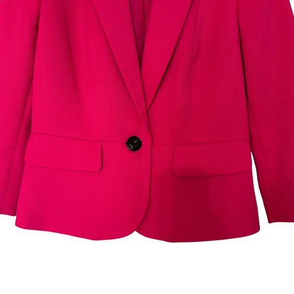 Evan Picone hot pink blazer 6 - Picture 5 of 7